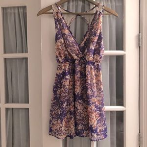 Lined Floral Baby Doll Mini